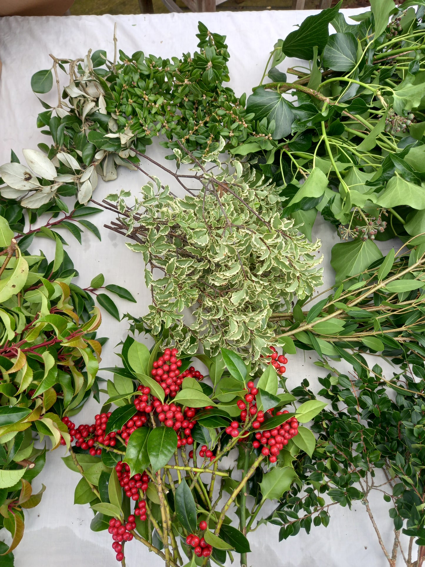 Christmas foliage, box full