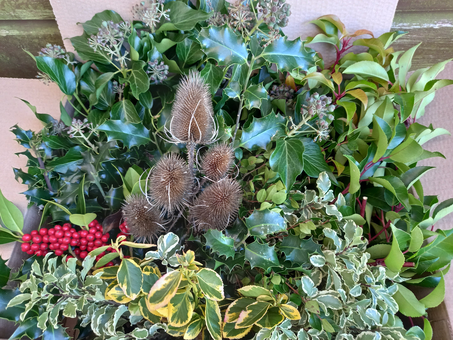 Christmas foliage, box full