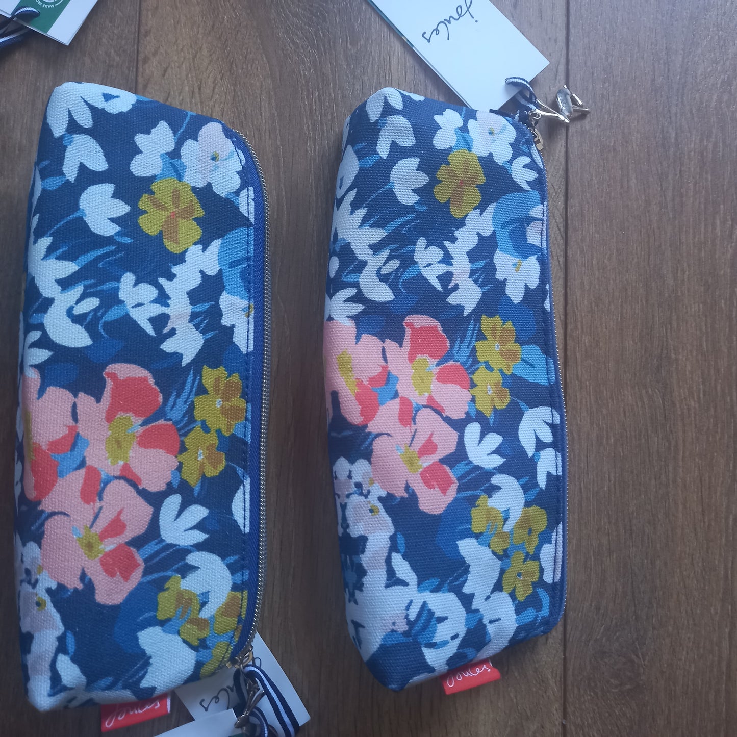 Joules Pencil Case - Navy Floral - New