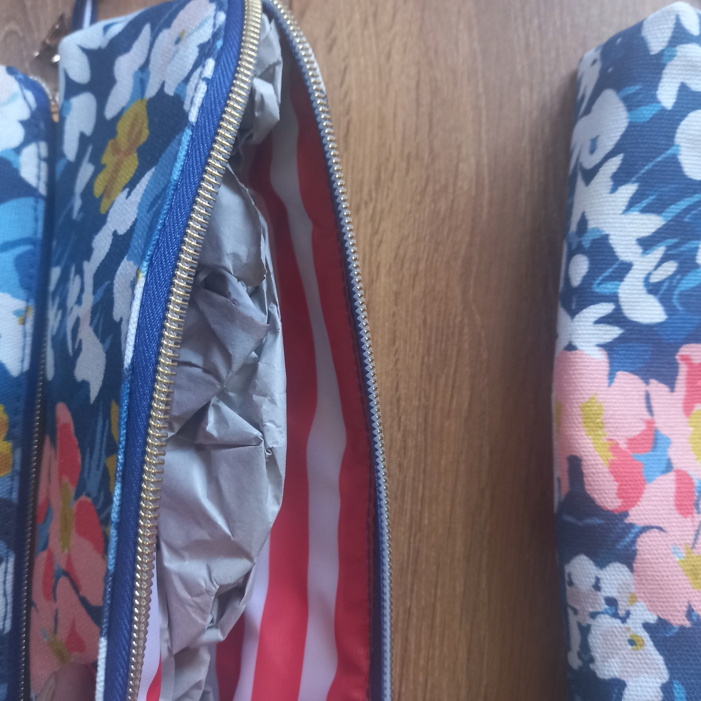 Joules Pencil Case - Navy Floral - New