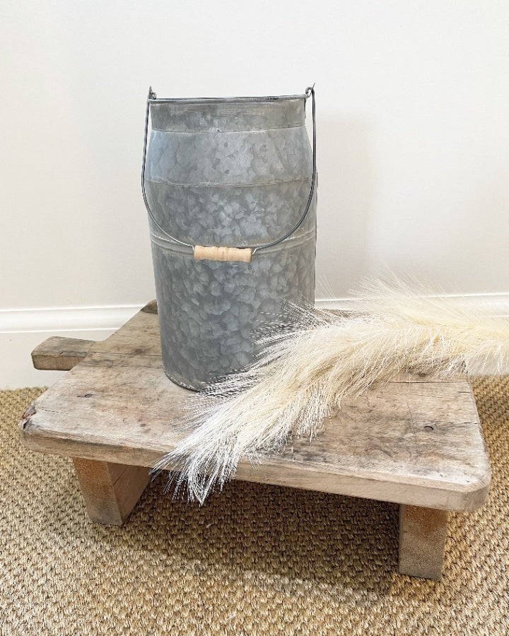 Metal Zinc Churn 32cm