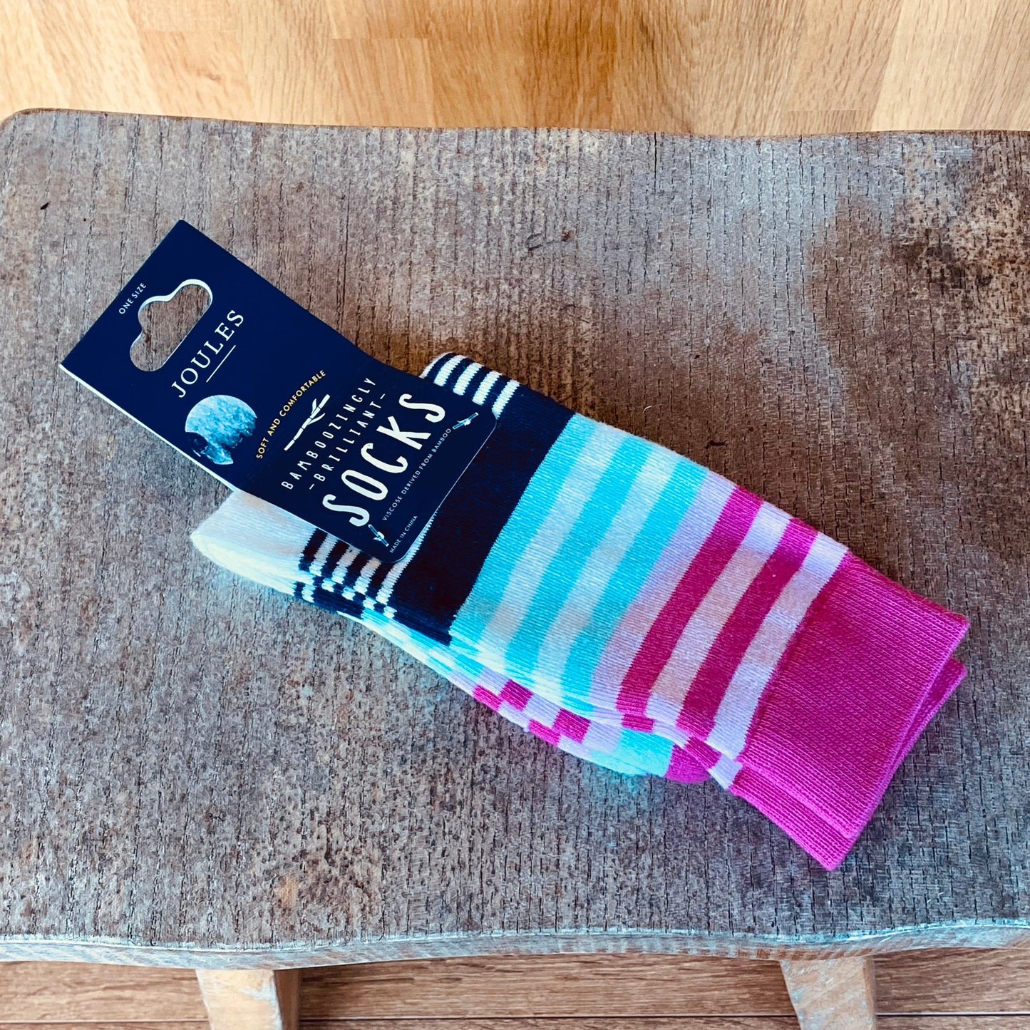 Joules Stripy Ladies Socks