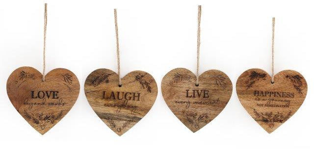 Wooden Hearts - Assorted Designs