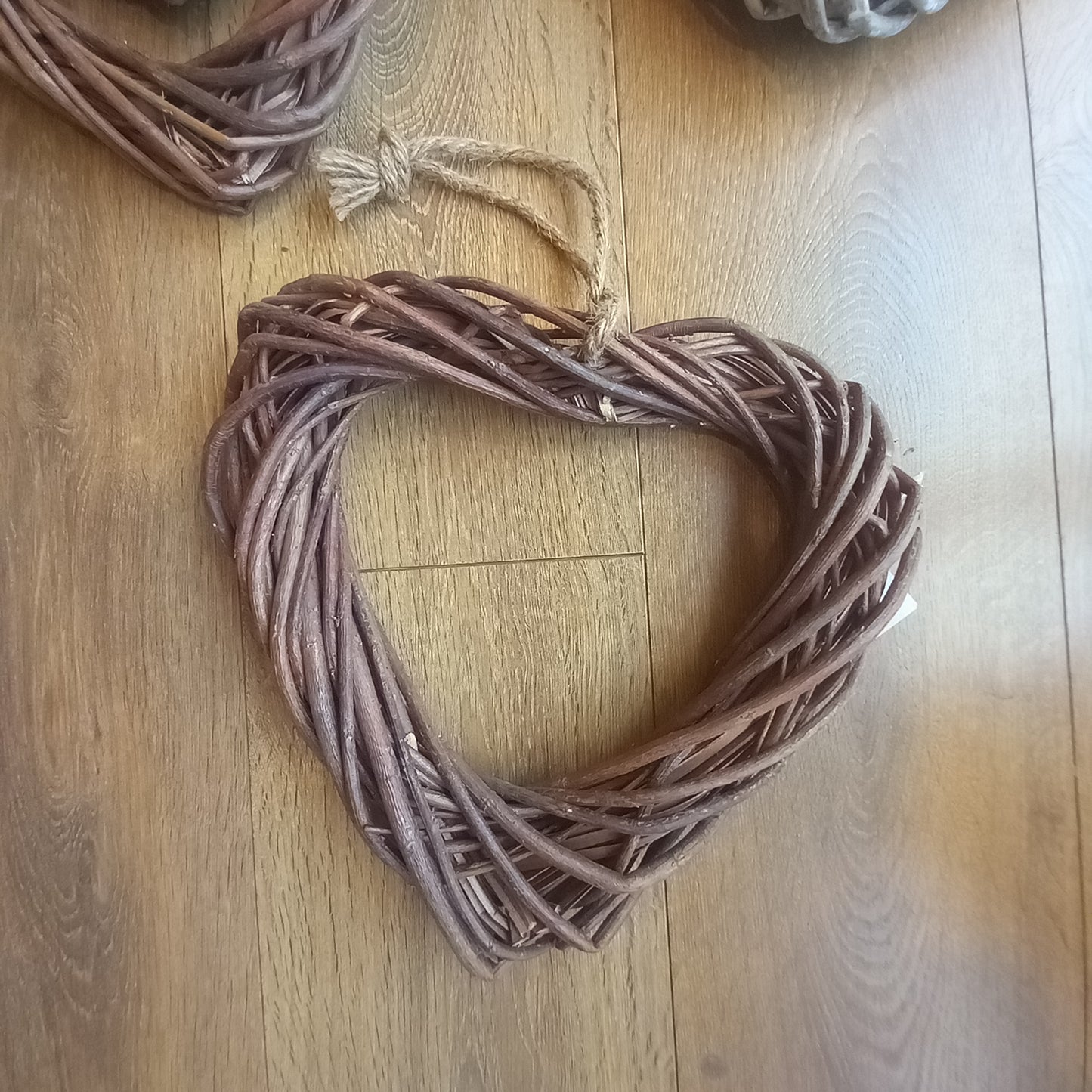 Natural Willow Heart 30cm