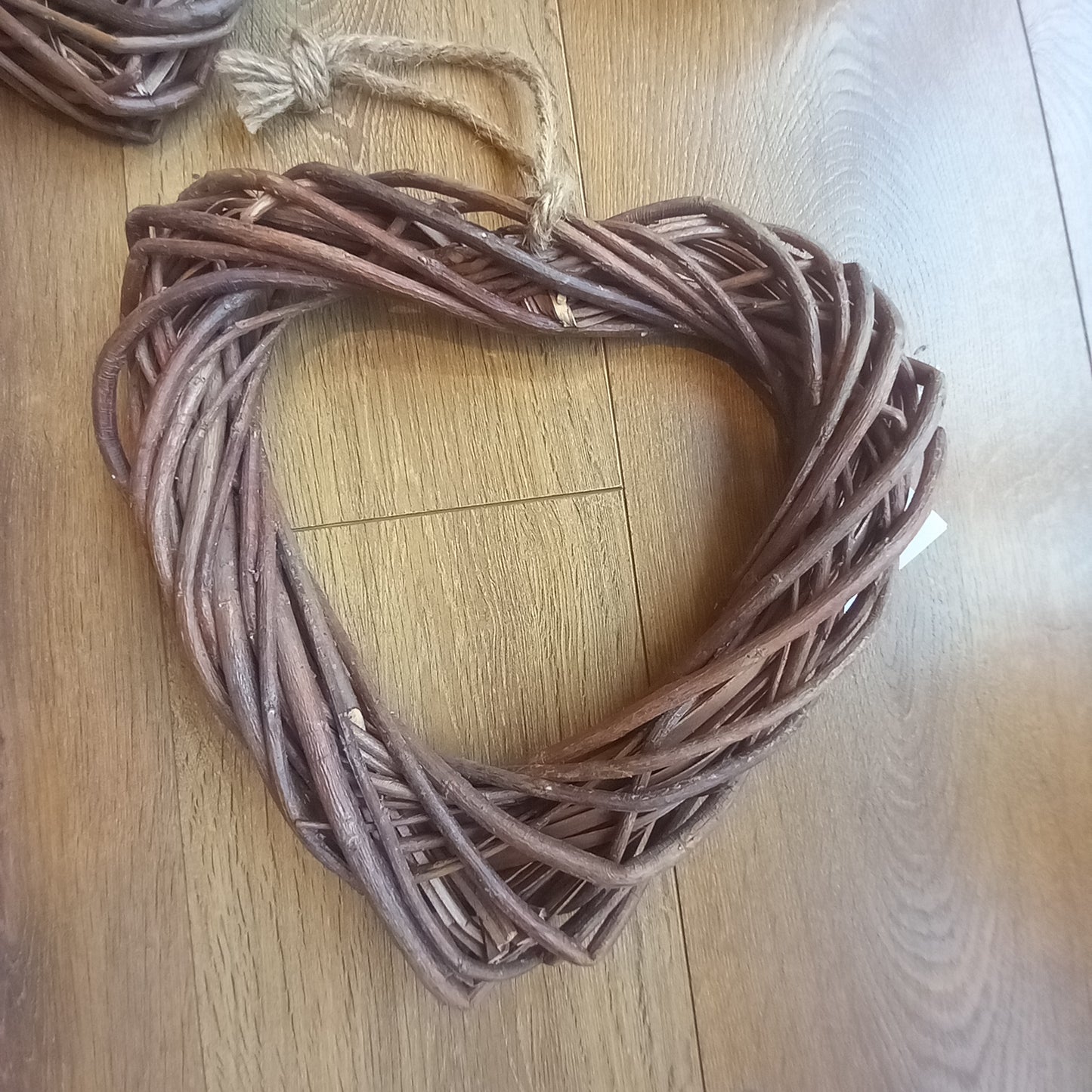 Natural Willow Heart 30cm