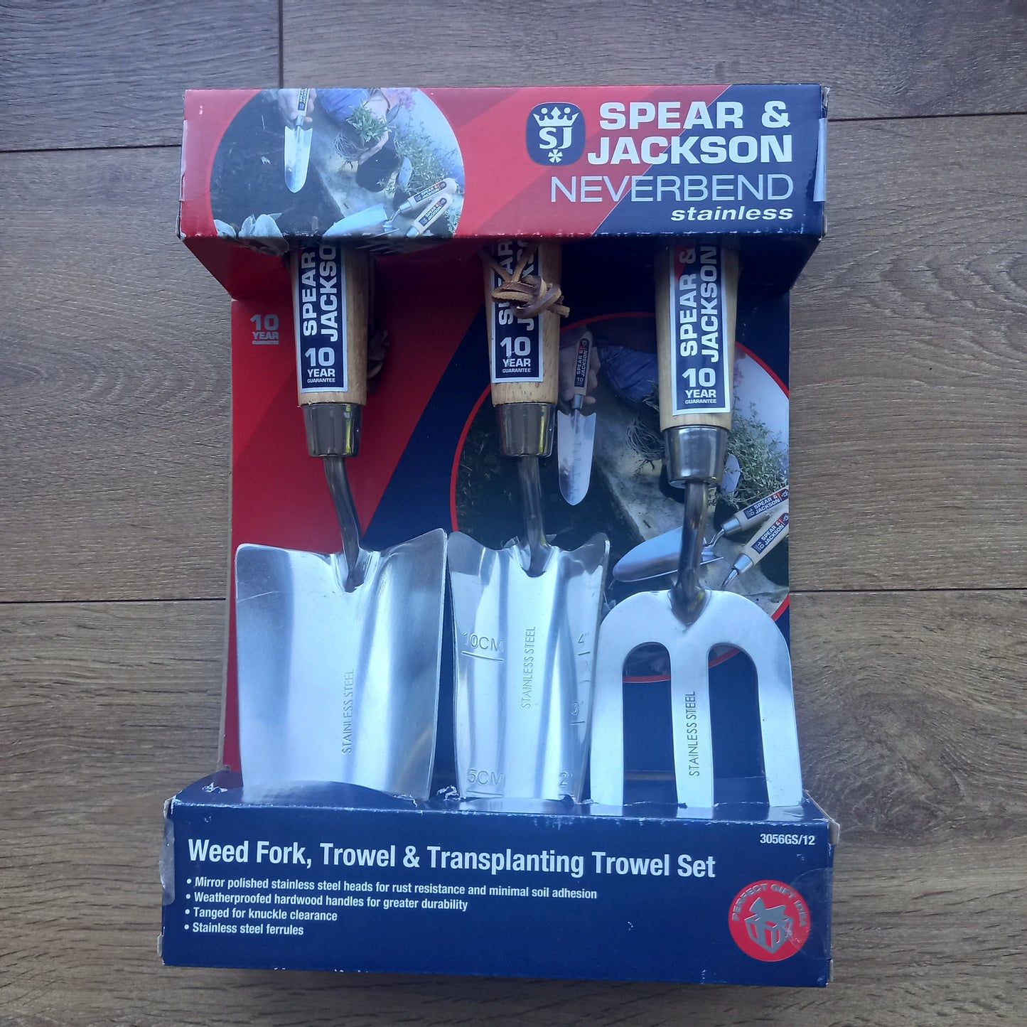 Spear and Jackson Traditional 3 Piece Stainless Steel Garden Hand Tool Set