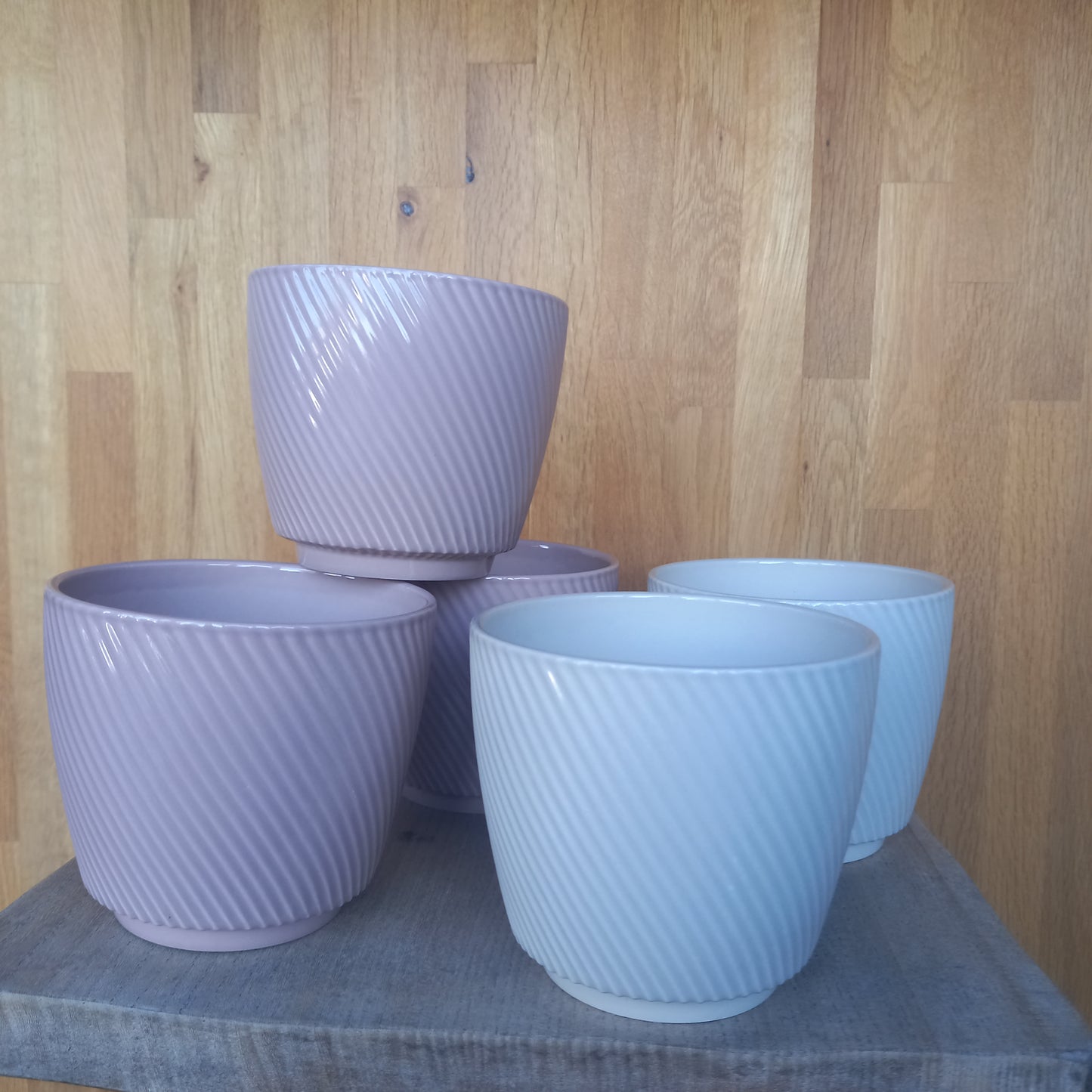 Plant Pots (Ribbed)