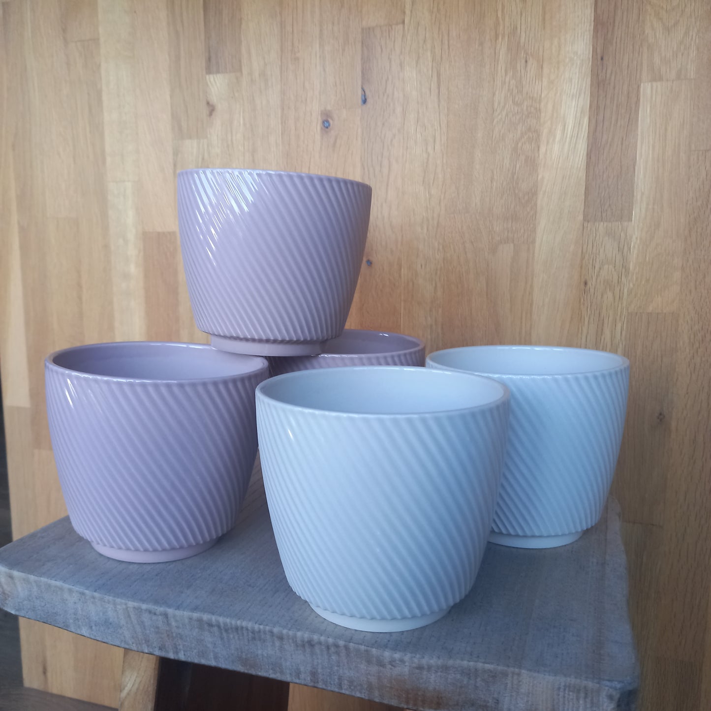 Plant Pots (Ribbed)