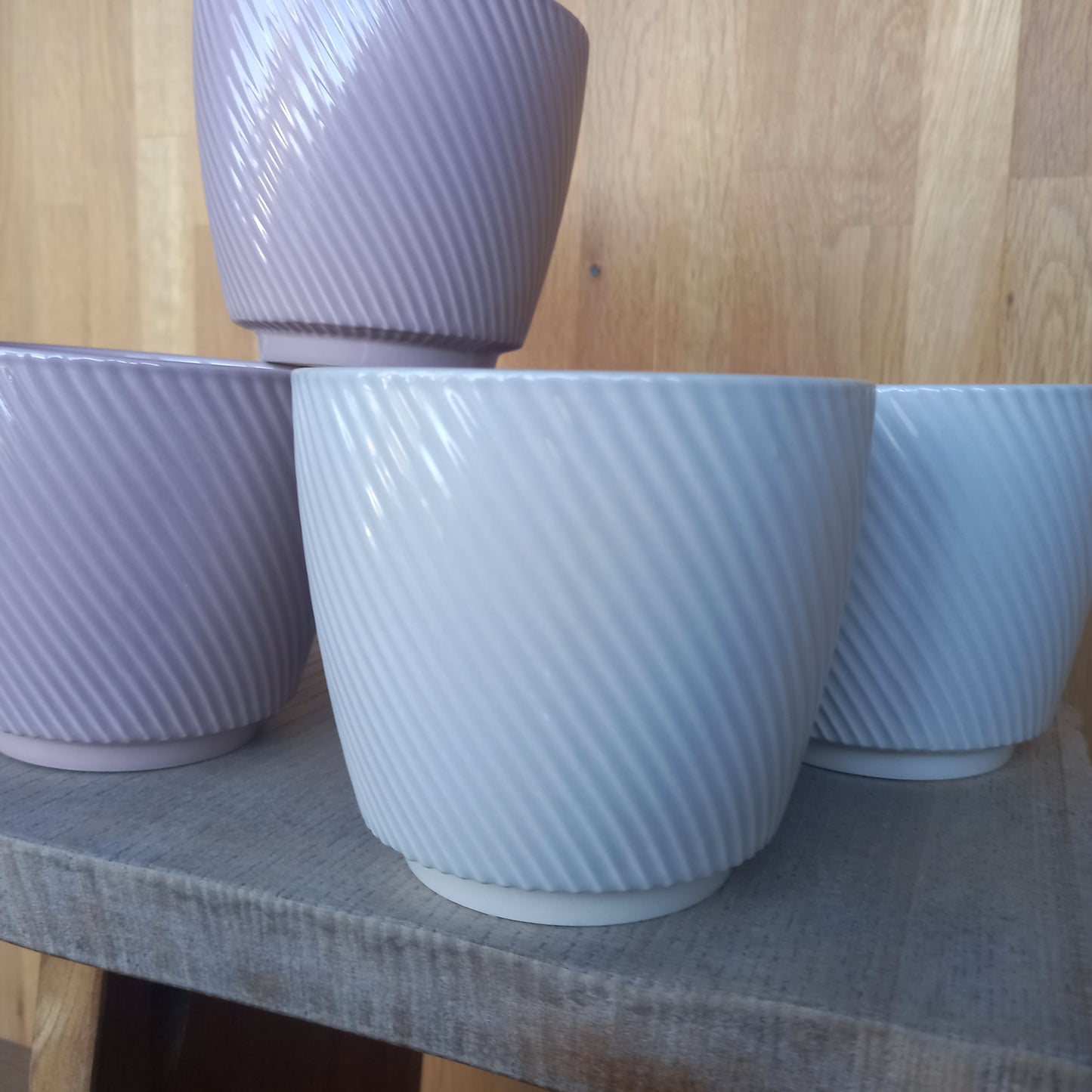 Plant Pots (Ribbed)