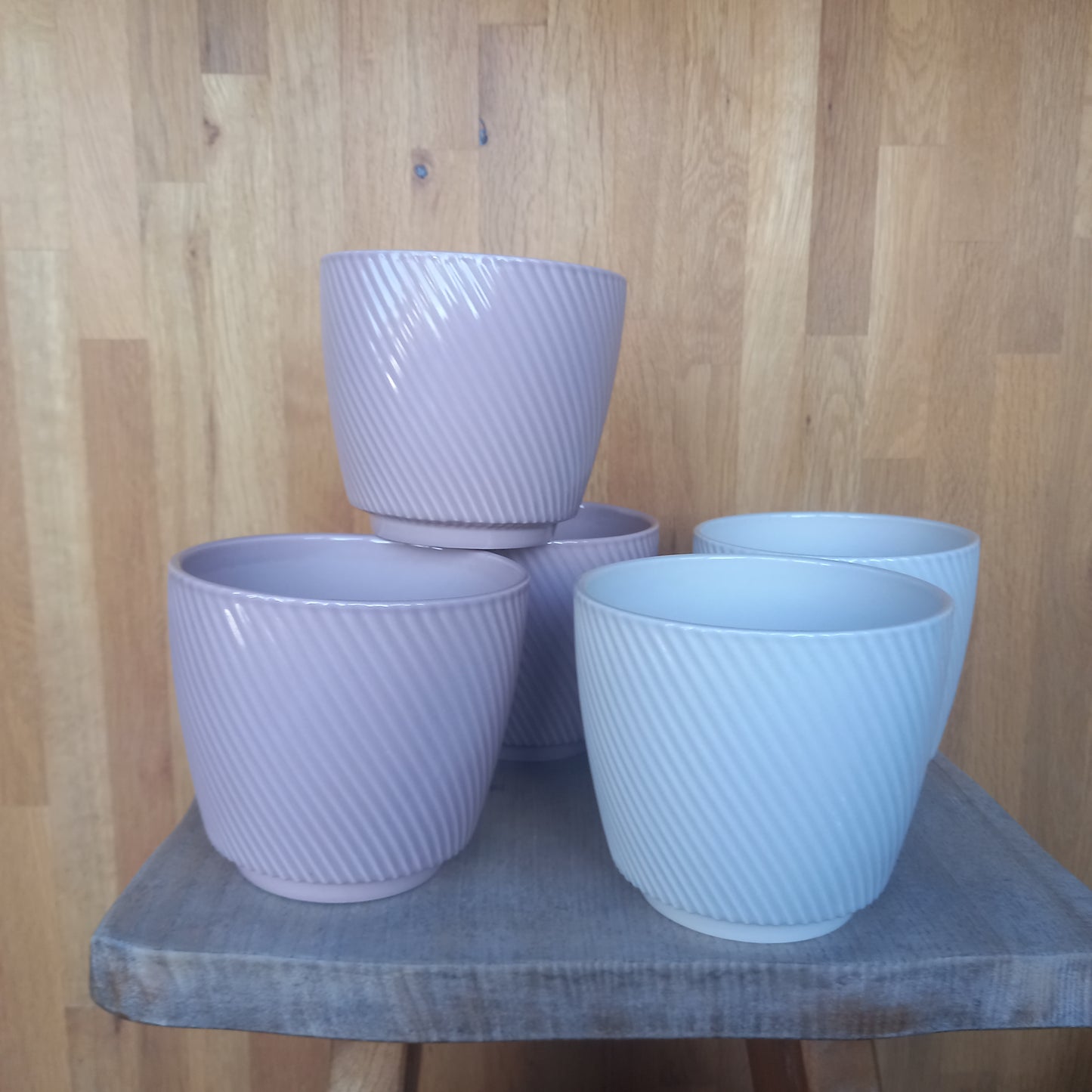 Plant Pots (Ribbed)