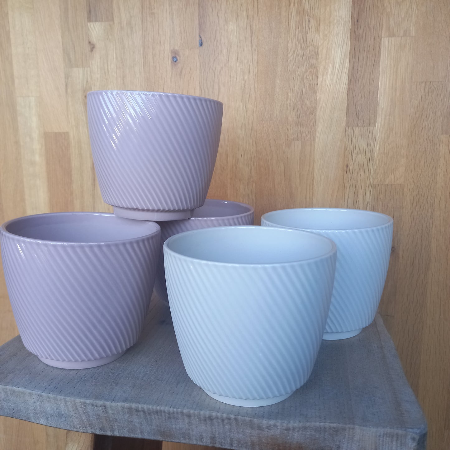 Plant Pots (Ribbed)