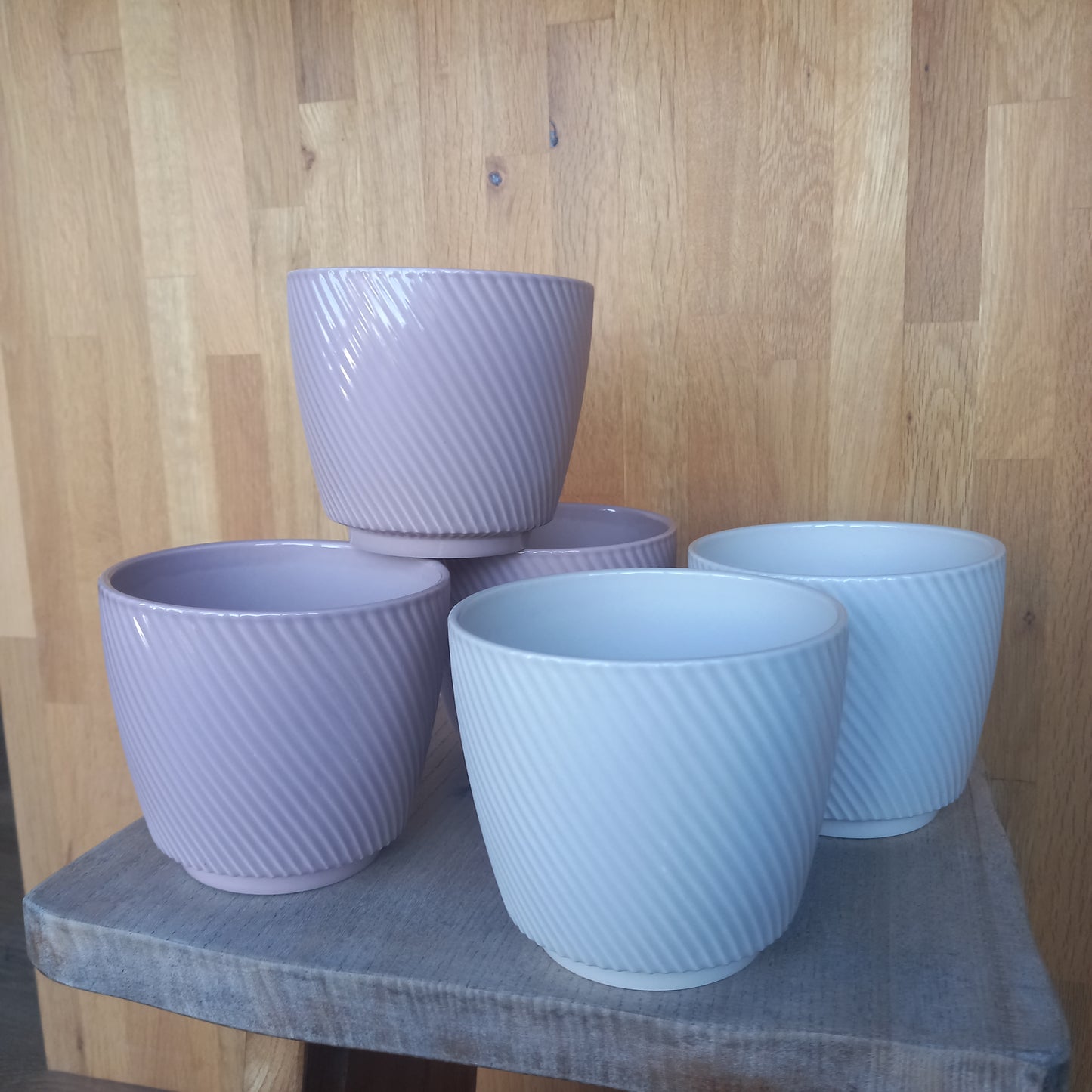 Plant Pots (Ribbed)