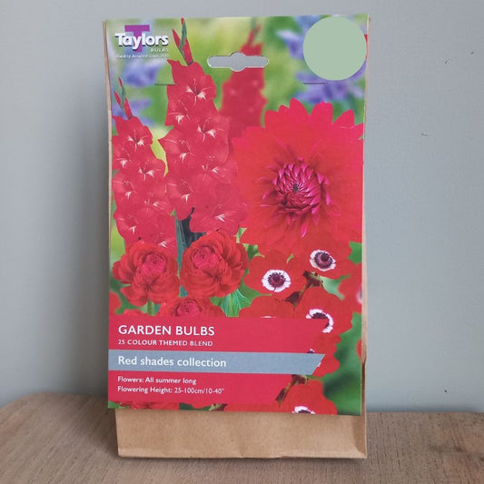 RED SHADES COLLECTION Garden Bulbs mix