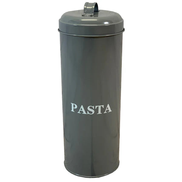 Pasta Storage Tin In French Grey