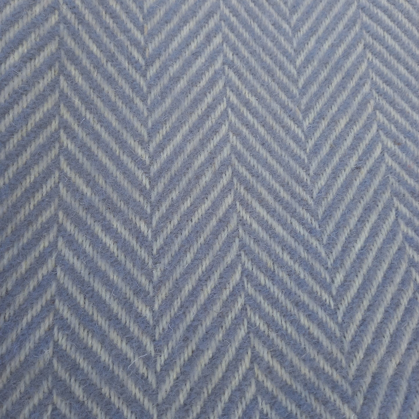 Chevron Tibet Throw - Dove Grey with Cream Fringe (200 x 146 cm)