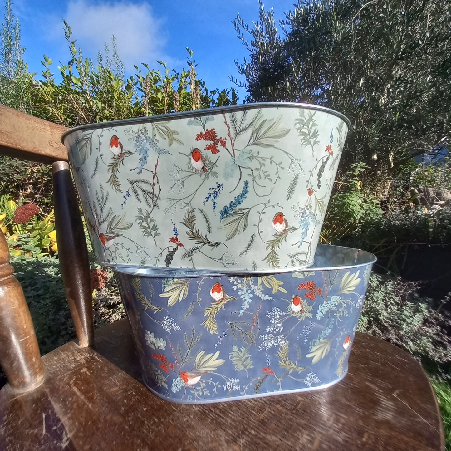 Tin Trough robin design