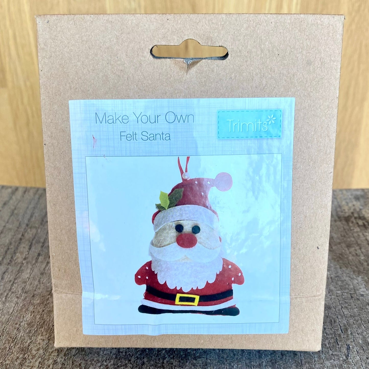Make Your Own Felt Christmas Decoration - Robin or Santa