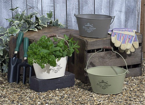 Vintage Oval Planters